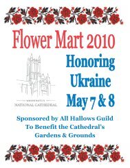 Flower Mart 2010 Commemorative Booklet - Hallows Guild