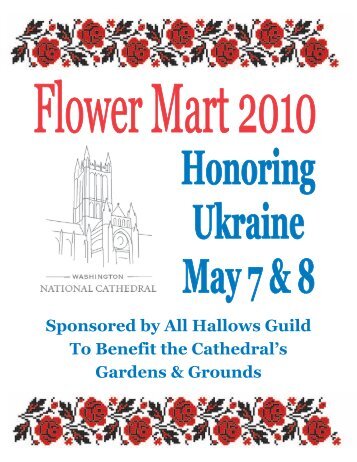Flower Mart 2010 Commemorative Booklet - Hallows Guild