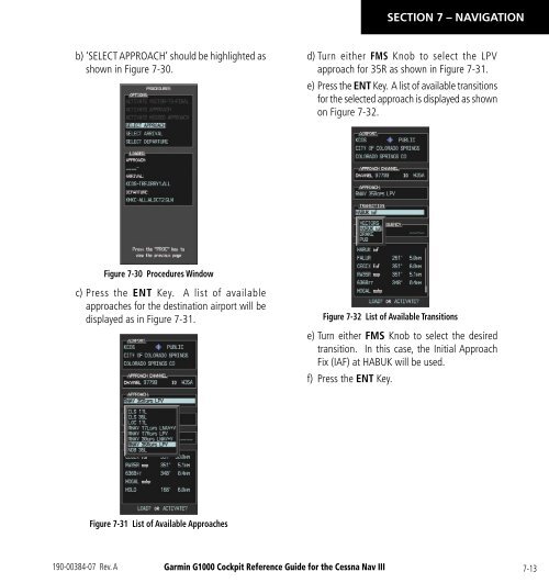 G1000 Reference Guide - SkyHoppers