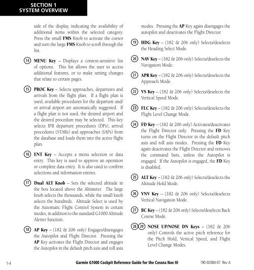 G1000 Reference Guide - SkyHoppers