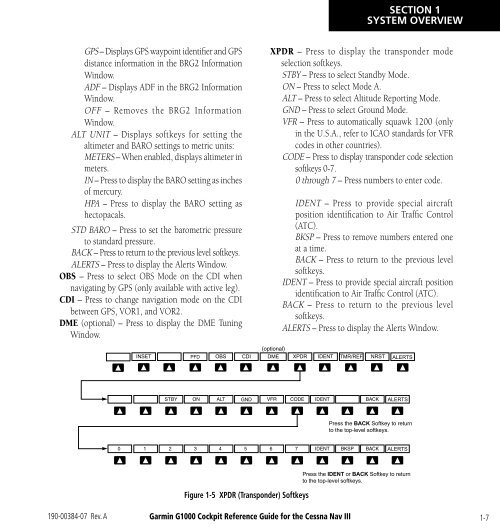 G1000 Reference Guide - SkyHoppers