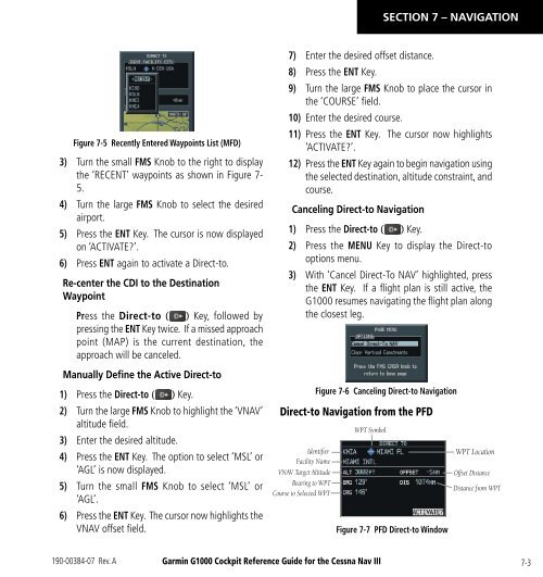 G1000 Reference Guide - SkyHoppers