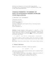 characteristic numbers of non-autonomous emden-fowler type ...