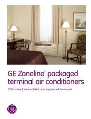 GE ZonelineÂ® packaged terminal air conditioners - GE Appliances