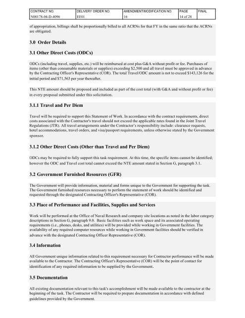 amendment of solicitation/modification of contract - QinetiQ | North ...