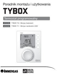 Instrukcja obsÅugi i montaÅ¼u regulatora temperatury T 710