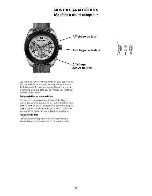 watch care and maintenance, operating instructions ... - Movado