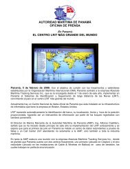 el centro lrit mÃ¡s grande del mundo - Autoridad MarÃ­tima de PanamÃ¡