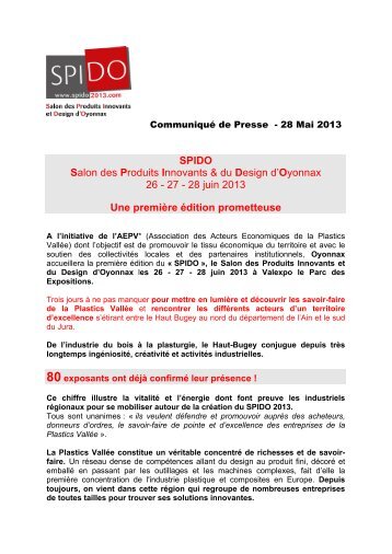 27 - 28 juin 2013 Une première édition prometteuse