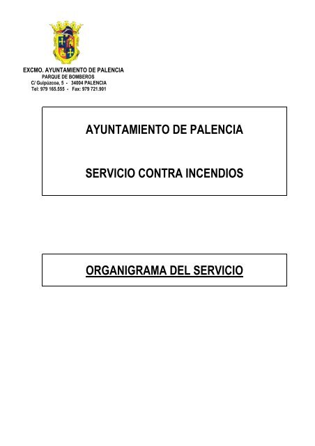 Memoria Bomberos 2012 - Ayuntamiento de Palencia
