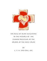 Rule Augustine vanDal.pdf - Canons Regular Blog