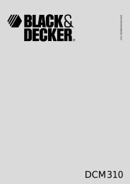 DCM310 - Service - Black & Decker
