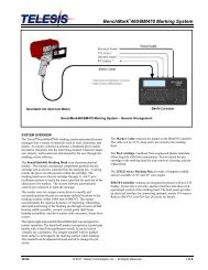 Technical Data Sheet - Telesis Technologies, Inc.