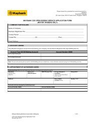 MAYBANK COE OPEN BIDDING SERVICE APPLICATION FORM ...