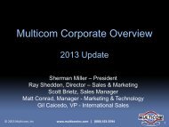 Company Overview - Multicom