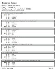 Wordly Wise Test - Punahou School