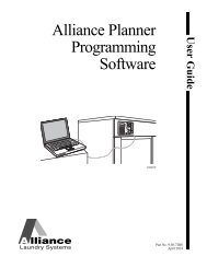 User Guide for Alliance Planner Programming Software - UniMac