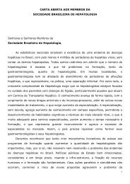 Flair José Carrilho - Sociedade Brasileira de Hepatologia