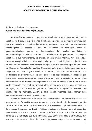 Flair José Carrilho - Sociedade Brasileira de Hepatologia