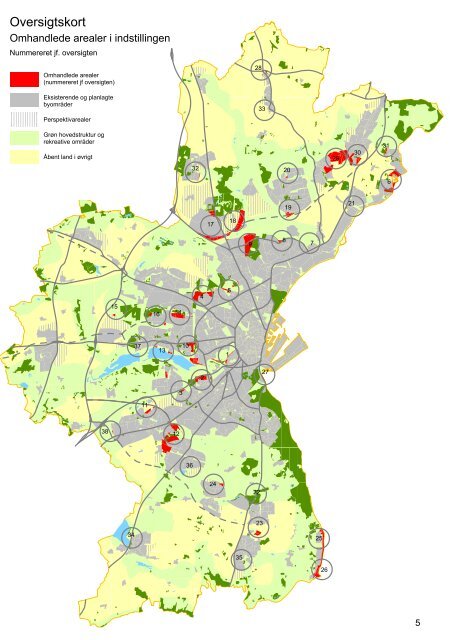 Katalog med oversigt over byzonearealer uden for de planlagte ...