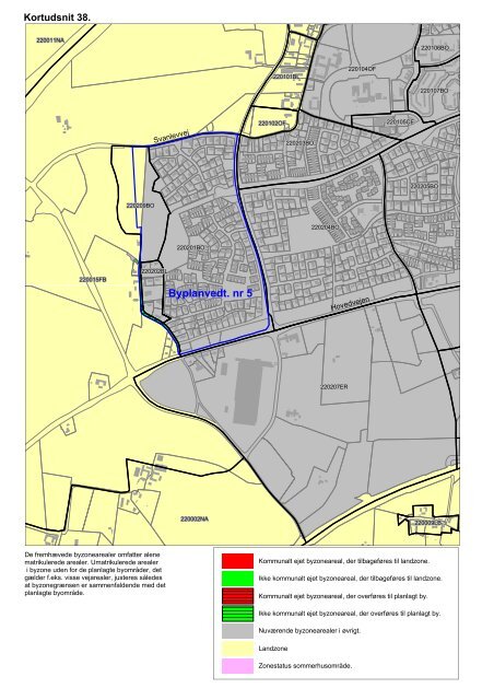 Katalog med oversigt over byzonearealer uden for de planlagte ...