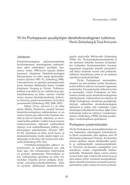 Muinaistutkija 12009painoon.indd - Suomen arkeologinen seura ry.