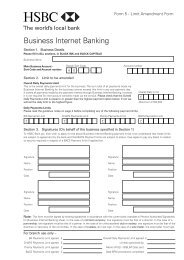 Business Internet Banking - Business banking - HSBC