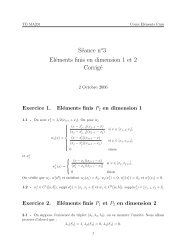 Séance n 3 Eléments finis en dimension 1 et 2 Corrigé - Inria