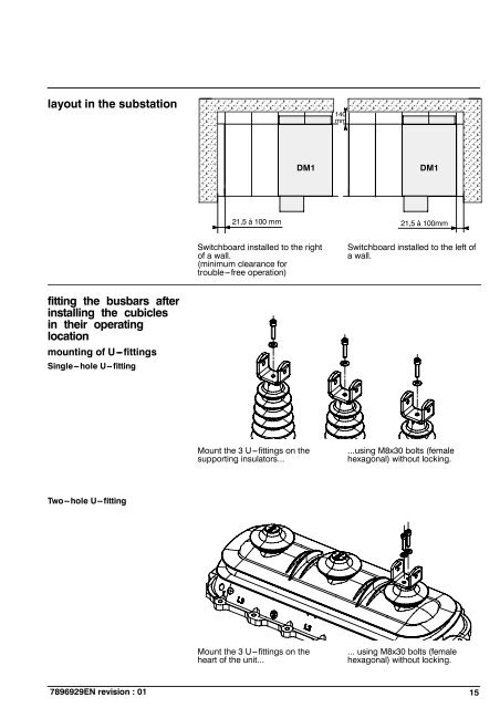 SM6 DM 1 A d user manual - Schneider Electric