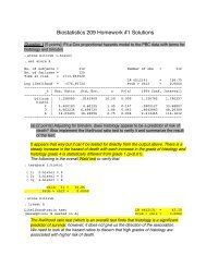 Biostatistics 209 Homework #1 Solutions