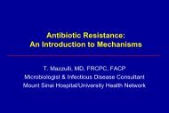 Antibiotics: Mechanisms of Action & Resistance - Infectious Diseases