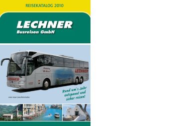 08348012 Lechner_PR - Lechner Busreisen