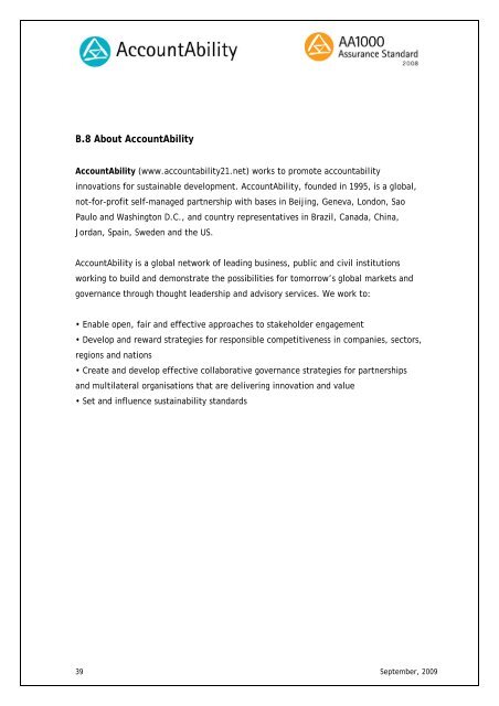 Guidance for AA1000AS (2008) Assurance Providers - AccountAbility