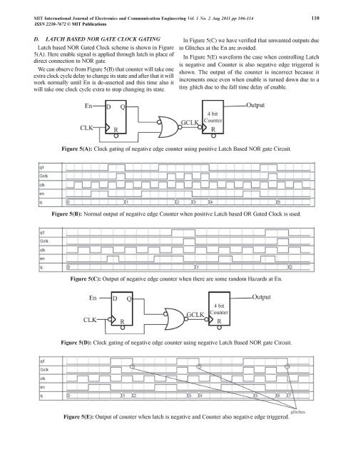 A Review of Clock Gating Techniques - MIT Publications