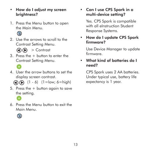 CPS Sparkâ¢ Quick Start Guide - Lake Local Schools