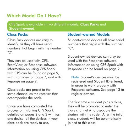 CPS Sparkâ¢ Quick Start Guide - Lake Local Schools