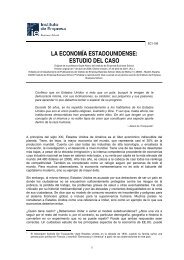 la economía estadounidense: estudio del caso - IE. Multimedia ...