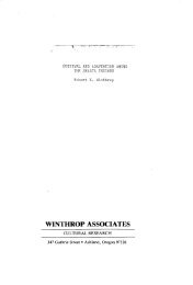 WINTHROP ASSOCIATES - Southern Oregon Digital Archives