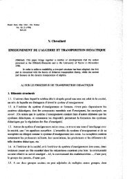 Y. Chevallard ENSEIGNEMENT DE L'ALGEBRE - Seminario ...