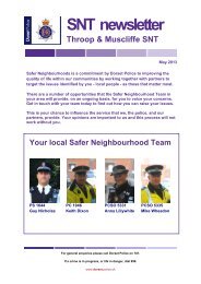 Throop & Muscliff SNT Newsletter May 2013 (72kb ... - Dorset Police