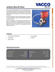 Jettison Shutoff Valve - VACCO