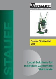 Portable Filtration Transfer Cart - STAUFF