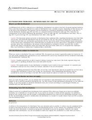 distributions from iras - Commonwealth Financial Network