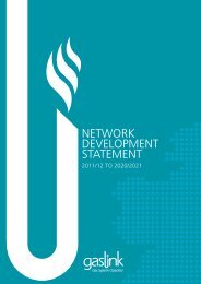 NETWORK DEVELOPMENT STATEMENT - Gaslink