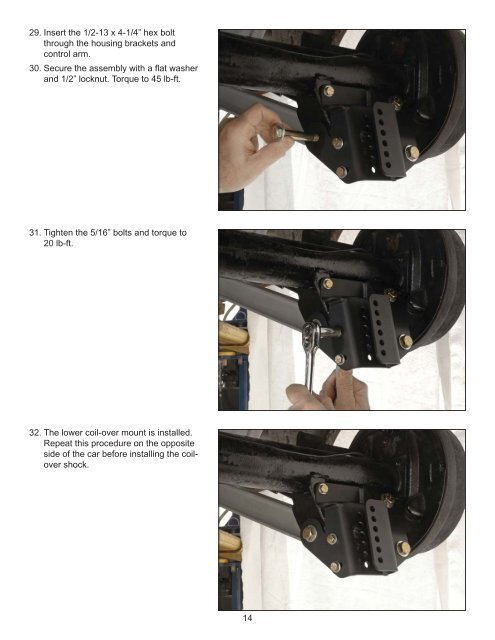 Installation Instructions - Chris Alston's Chassisworks