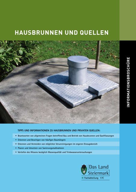 hausbrunnen unD QueLLen - Umweltinformation Steiermark