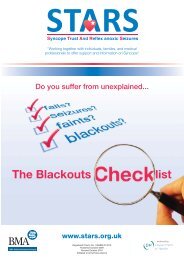 The STARS Blackouts Checklist - Arrhythmia Alliance