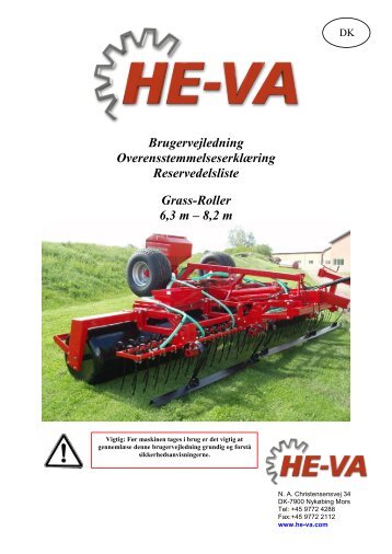 Download Brugsvejledning / Reservedelskatalog - HE-VA