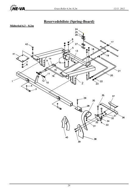 Download Brugsvejledning / Reservedelskatalog - HE-VA