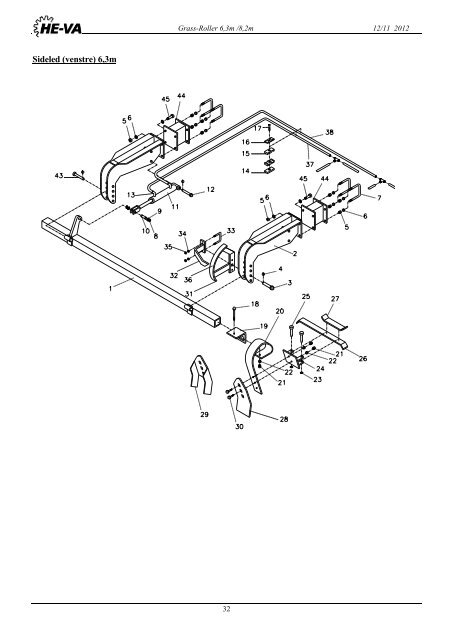 Download Brugsvejledning / Reservedelskatalog - HE-VA